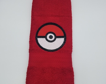 Pokemon - Embroidered Hand Towels - Bathroom Decor - Free Shipping