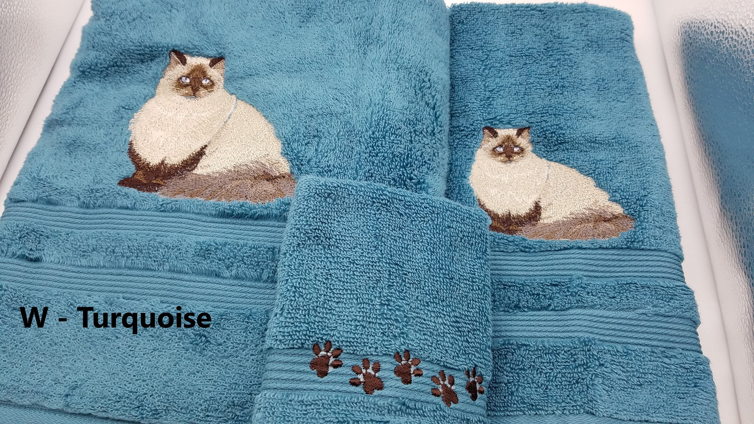 Cat themed bath towels deals