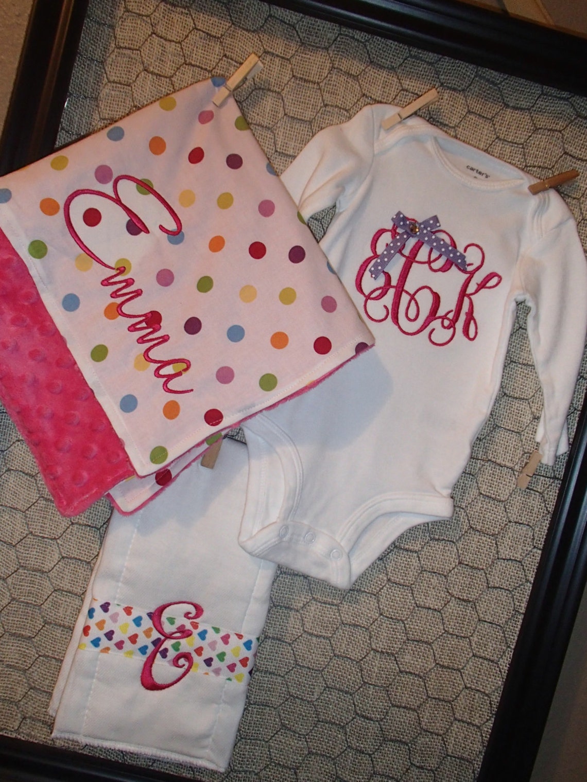 Custom Personalized Baby Gift Set Etsy