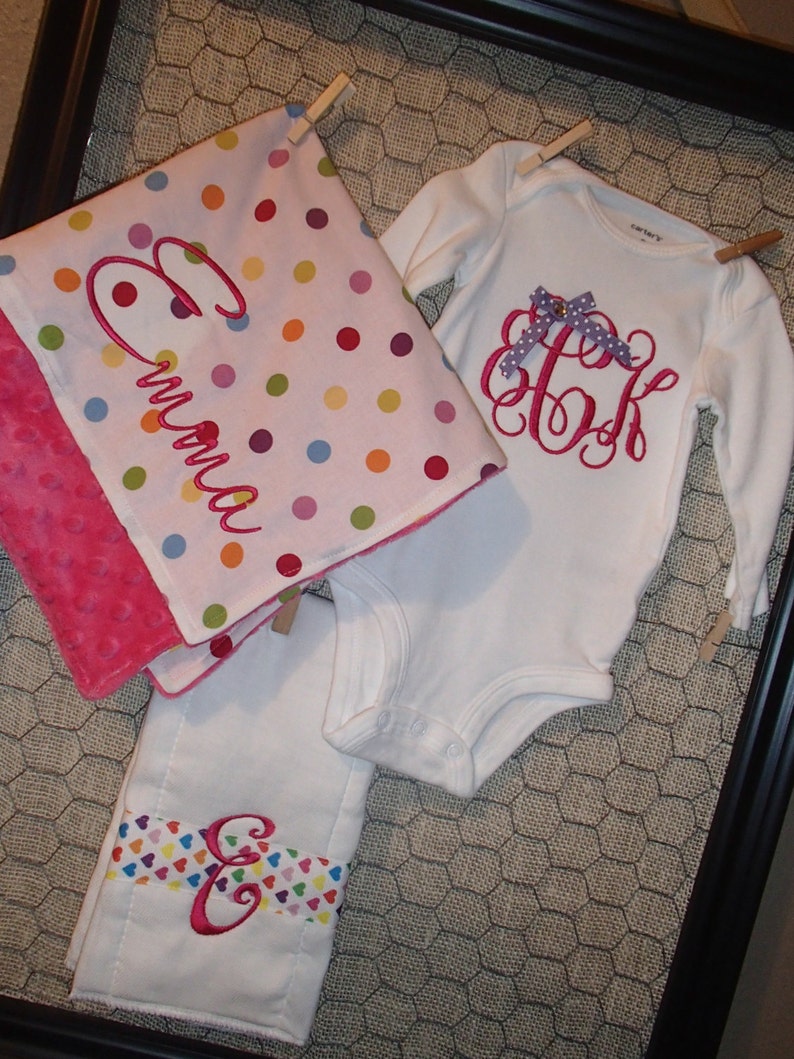 Custom Personalized Baby Gift Set Etsy