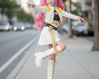 Costume da cacciatore di demoni Kpop per cosplay – Abito da cacciatore di demoni anime – Costume da cacciatore di demoni Kpop per bambini