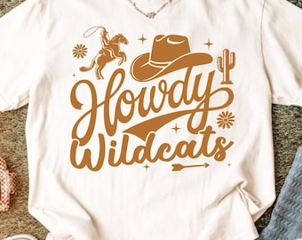 Howdy Schulgeist Benutzerdefiniertes Howdy Lehrer-Maskottchen-Hemd Zurück in der Schule 2025 Cowgirl-Lehrer-Hemd Western-Lehrer-Hemd Angebote Lehrer-Hemd