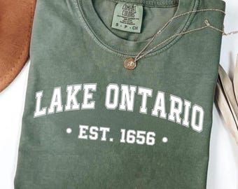 Lake Ontario Great Lakes Shirt Vintage Quiet Activism Tee Comfort Colors Canada Tee Gulf of Mexico Subtle Anti Trump Shirt Travel Shirt