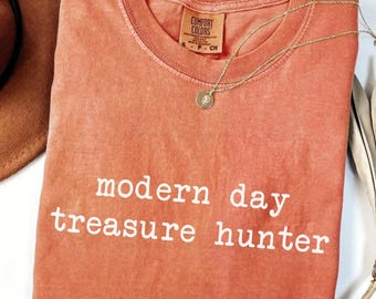 Thrift Store Shirt, Comfort Colors® Funny Yard Sale Lover Tee, Bargain Shopper Tee, Thrifting Addict Gift, Secondhand Style, Antiquing Shirt