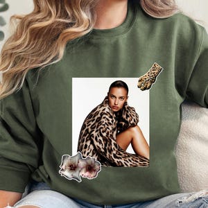 Irina Shayk Vintage Graphic Tee: Retro Fan Merch
