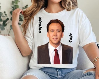 Nicolas Cage Graphic Tee: Vintage Style Sweatshirt & Hoodie