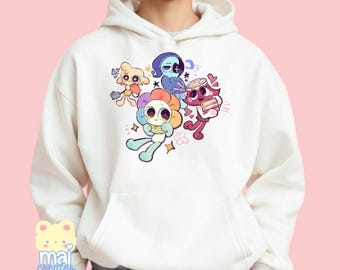 Roblox | Dandy’s World Unisex Youth Heavy Blend Hoodie | 5 Colors | Gamer Boys Girls Birthday Gift Present | Dandy Astro Goob Shine