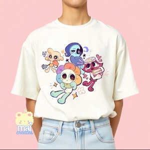Roblox | Dandy’s World Unisex Youth Gildan 100% Cotton T-Shirt | 13 Colors | Gamer Boys Girls Birthday Gift Present | Dandy Astro Goob Shine