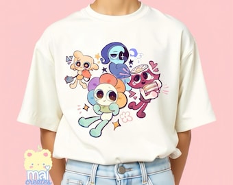 Roblox | Dandy’s World Unisex Youth Gildan 100% Cotton T-Shirt | 13 Colors | Gamer Boys Girls Birthday Gift Present | Dandy Astro Goob Shine