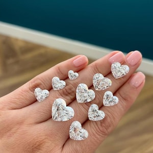 Heart Cut Diamond For Personalized Jewelry, 1.00 To 5.00 Carat IGI Certified Diamond, Eco Friendly Loose Diamond, Man Made Lab Grown Diamond