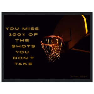 Arte motivazionale, ispirazione, imprenditore, arredamento per ufficio, successo, poster con cornice in legno su carta opaca di alta qualità, 30 x 40 cm / 12 x 16 pollici