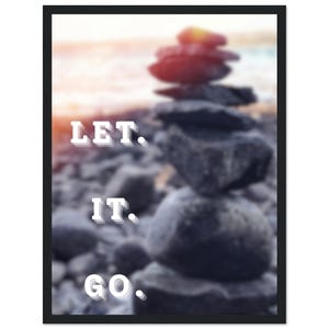 Arte murale minimalista "Pace" - Stampa astratta rilassante, decorazione per la casa tranquilla, poster zen, opera d'arte serena per soggiorno o camera da letto