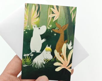 Moomin-kaart: Moomintroll, Snorkmaiden & Sniff - Scandinavisch briefpapier