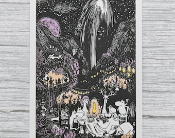 Cartolina Moomin vuota - Illustrazione di Tove Jansson - Add-on Giftbox