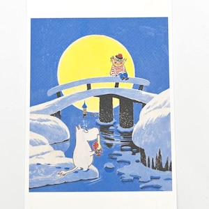Moomin postcard blank - Tove Jansson illustration - Giftbox add-on