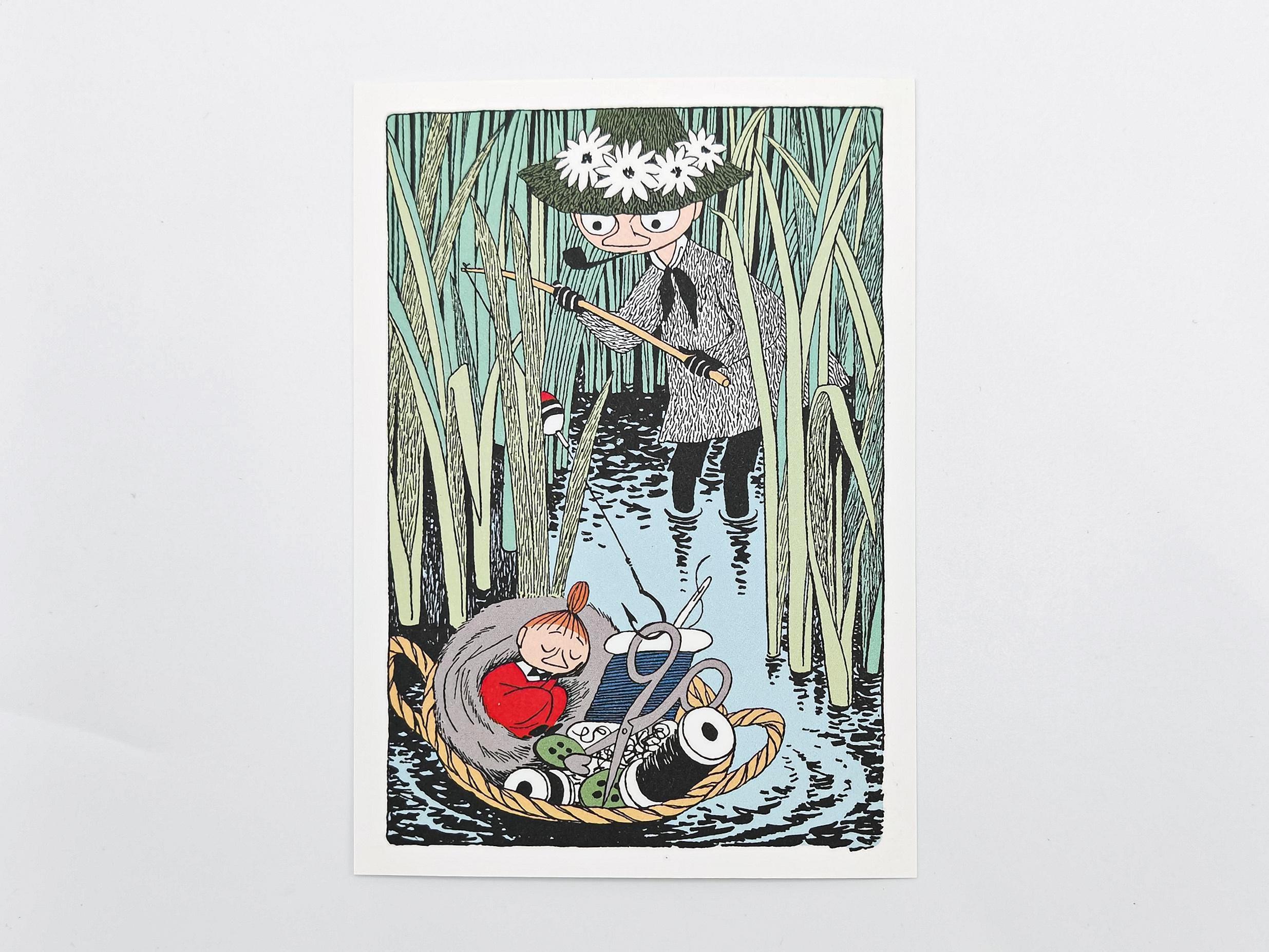 ムーミン ポストカード トーベ・ヤンソン イラスト スナフキン