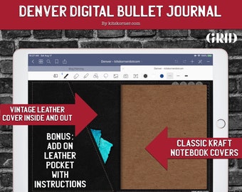 Denver Grid Digital Bullet Journal