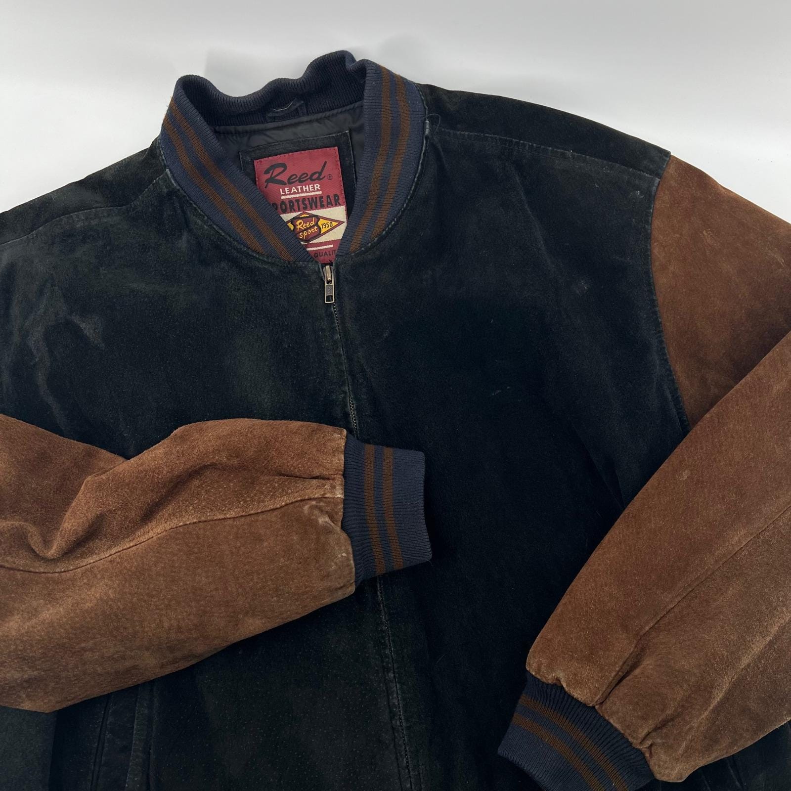 Reed Sportswear Leather Jacket - Etsy