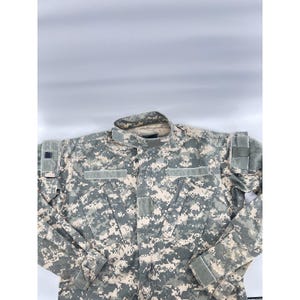 American Apparel Army Combat Uniform ACU Digital Camo Jacka Liten Lång UCP-kappa