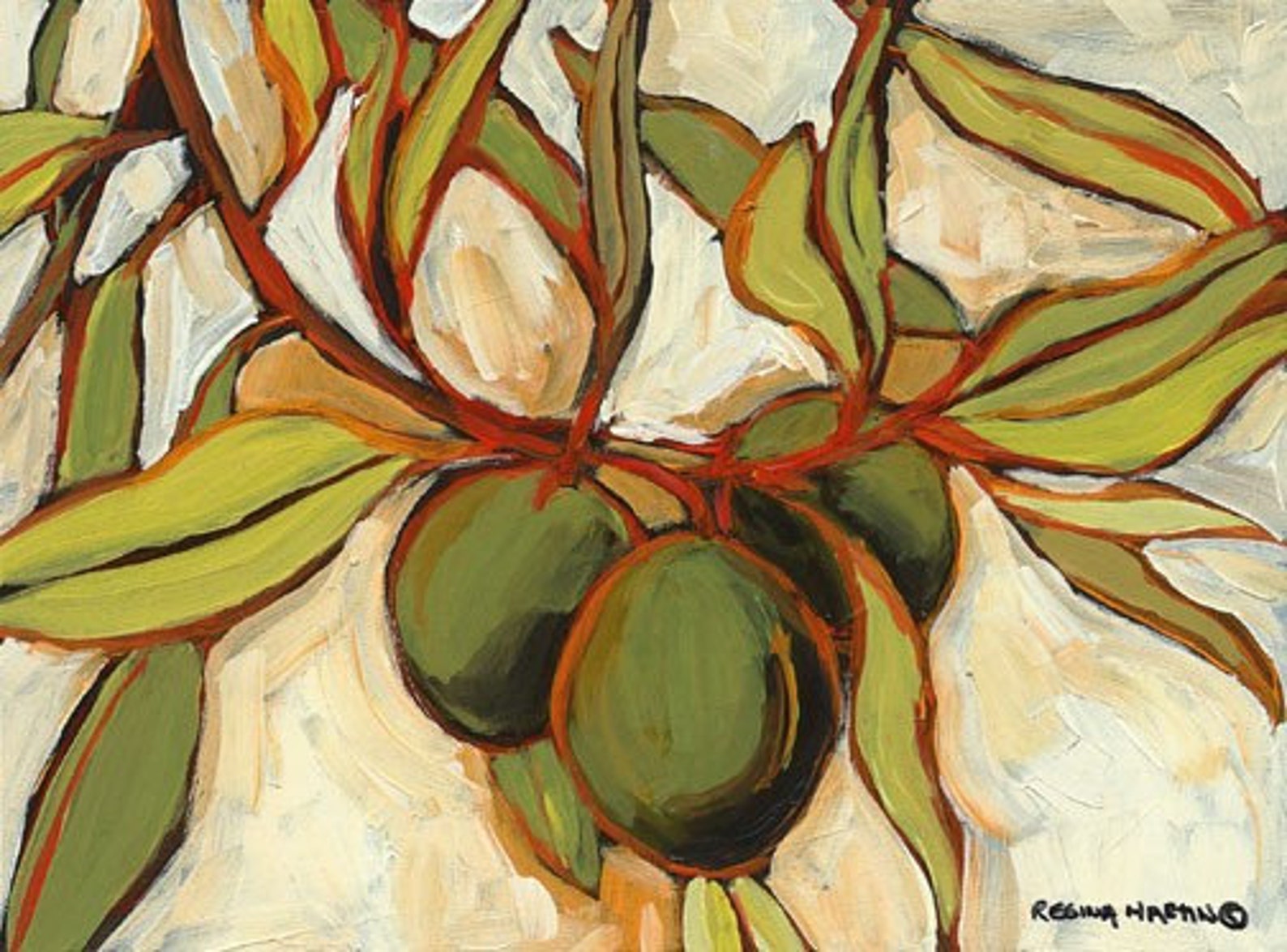 Print of olives/olive art print/green olives print/tuscan Etsy