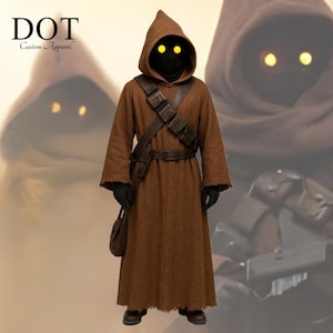 Jawa Cosplay Poncho with Belt: Star Wars Inspired Costume