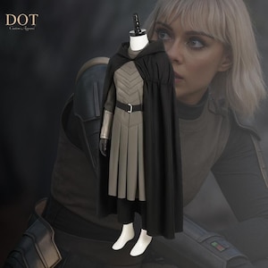 Shin Hati Costume: Star Wars Ahsoka Cosplay Armor with Cape