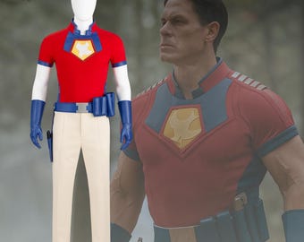 Peacemaker Kostüm für Herren - Superhelden Cosplay Outfit | John Cena inspirierter Anzug | Weihnachten 2025 Cosplay