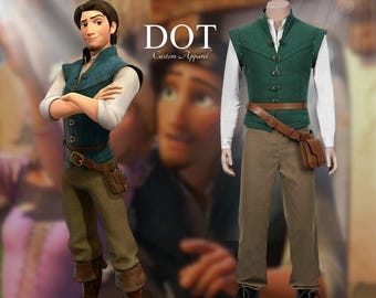 Flynn Rider Cosplay Costume: Tangled Inspired Prince Outfit