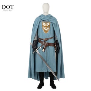 Baldwin IV Cosplay Costume – Kingdom of Heaven Replica, Includes Mask