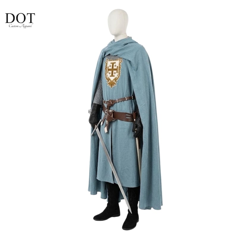 Baldwin IV Cosplay Costume: Kingdom of Heaven Replica - Includes Mask