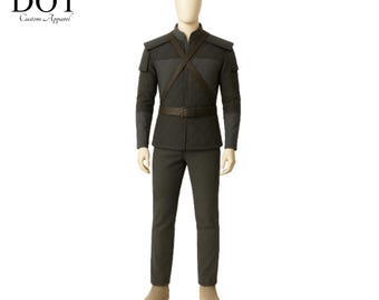 Geralt of Rivia Cosplay Costume: Leather Straps, Cotton Feel - The Witcher Outfit