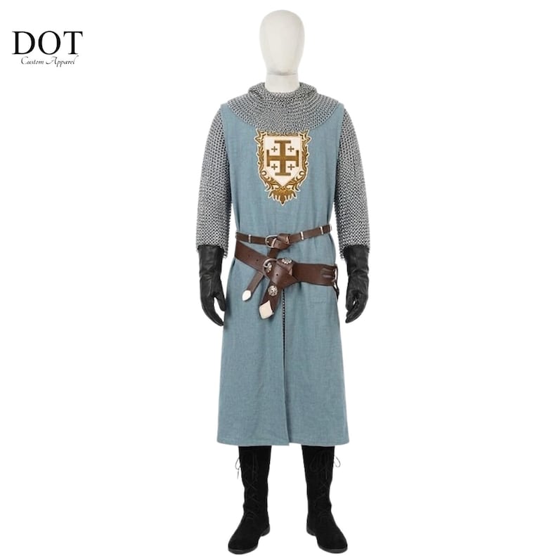 Baldwin IV Cosplay Costume: Kingdom of Heaven Replica - Includes Metal Mask