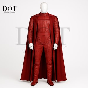 Star Wars Darth Vader Cosplay Costume for Men | Sith Lord Suit with Leather Under suit, Wool Cape & Belt | Halloween Comic-Con Look