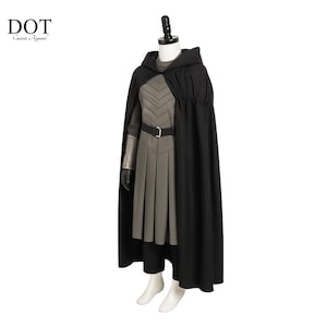 Shin Hati Inspired Star Wars Costume – Sith Cosplay Armor Outfit with Cape for Women & Men – Ahsoka Series Halloween Costume