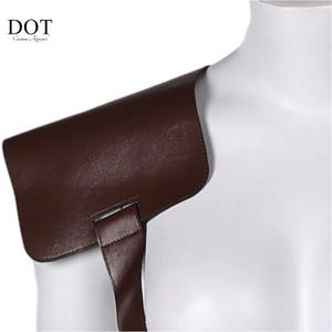 Star Wars x Fallout crossover cosplay gear, brown holster belt perfect for Cooper Howard and sci-fi themed dress-up.