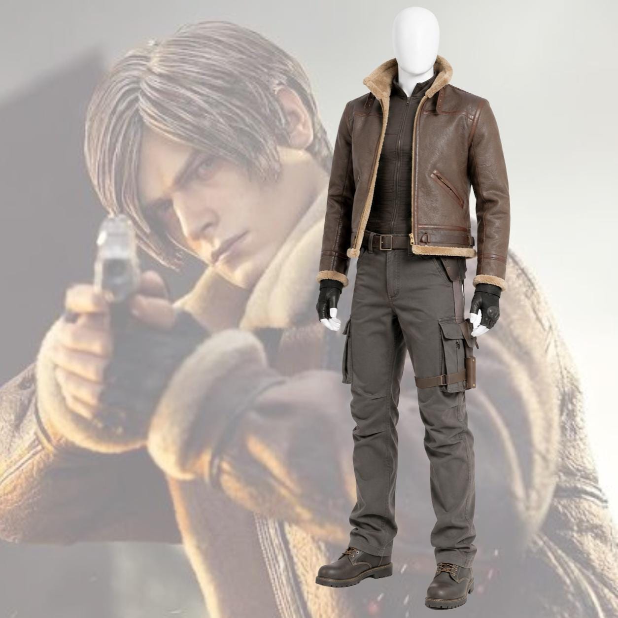 Resident evil 2 leon costume - Etsy 日本