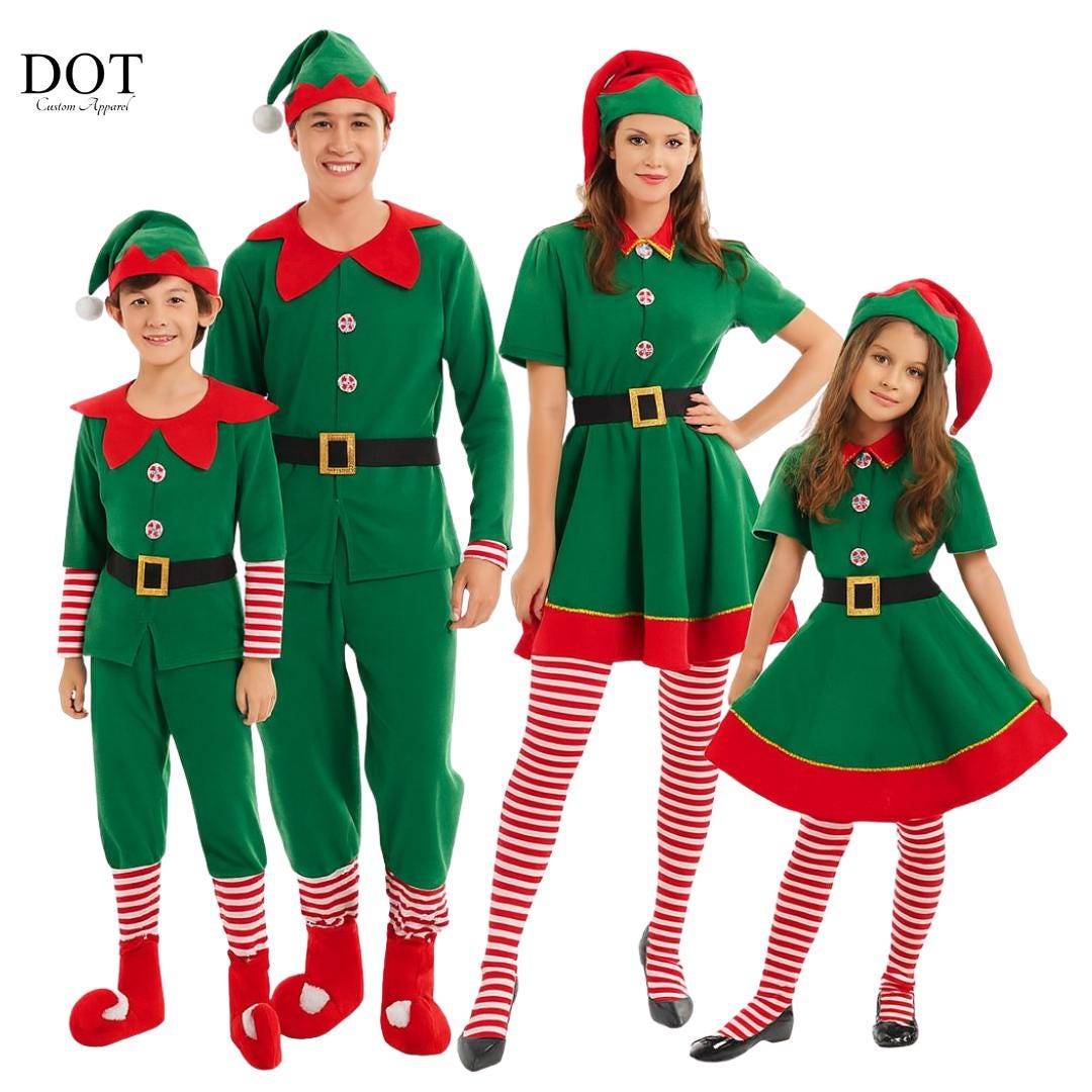 Bohany Kerstelfenkostuum voor dames,Kerstkostuum,Santa's Helper kostuum feestelijke outfit - Vakantie Elfenpak, jurkoutfit voor kinderen, volwassenen, kerstcosplay Bohany Kerstelfenkostuum voor dames,Kerstkostuum,Santa's Helper kostuum feestelijke outfit - Vakantie Elfenpak, jurkoutfit voor kinderen, volwassenen, kerstcosplay
