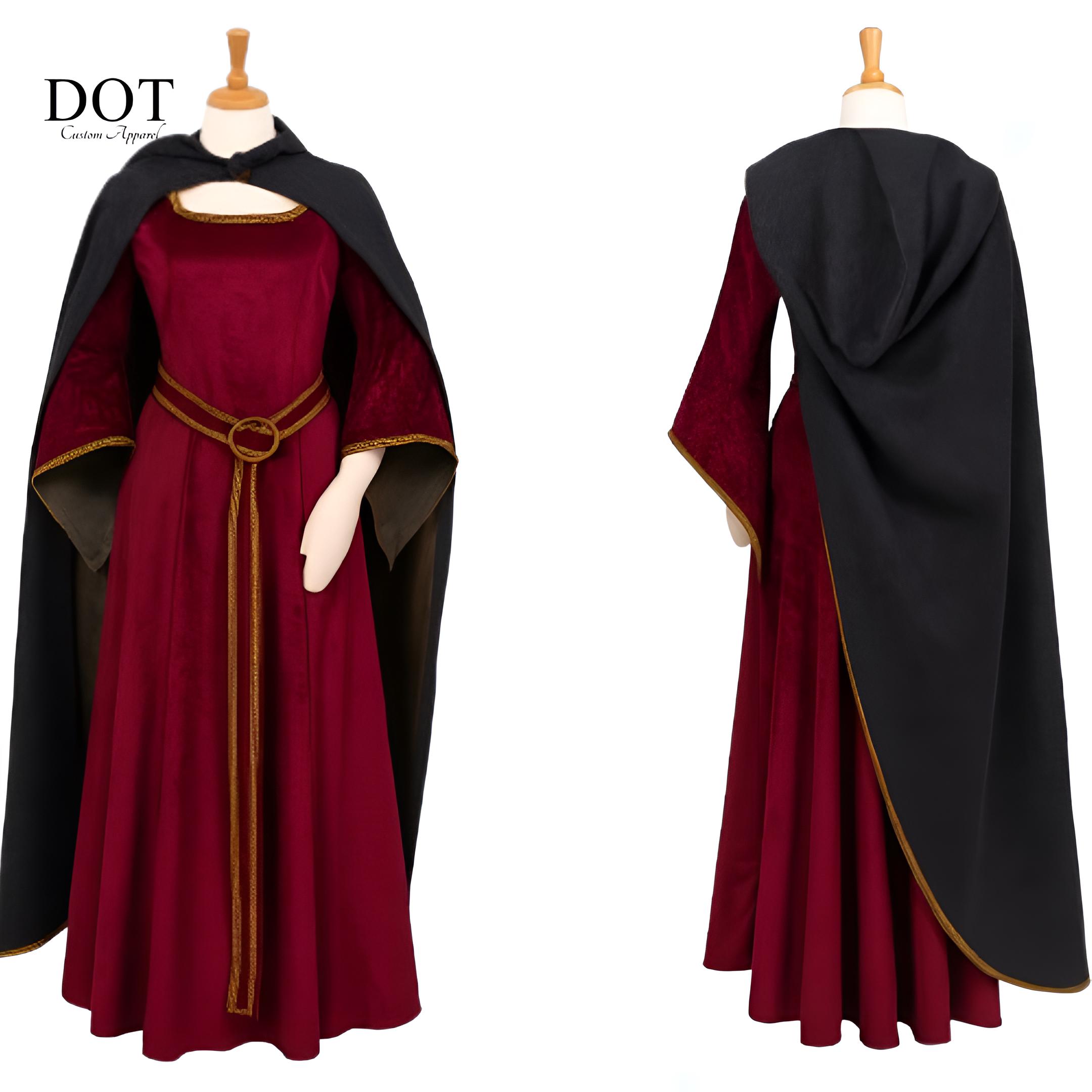 ラプンツェル ゴーテル ドレス マント ベルト セット コスプレ 仮装