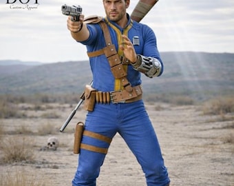 Customized Fallout Vault 33 Cosplay: Sole Survivor Costume for comic con