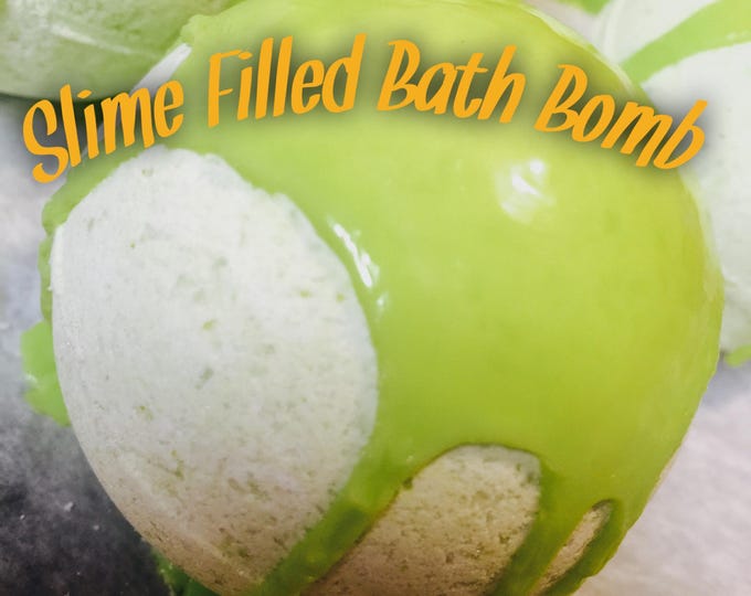 Slime Bath Bombs, Bath Bombs for Kids, Bath Bombs With Surprise Inside, Large Bath Bombs, Slime