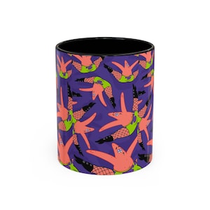 Patrick Star Cartoon Character Coffee Mug - Fun Gift , Slogan Funny Tea Mug