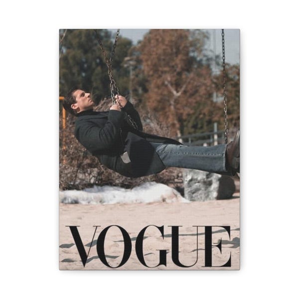 The Office Michael Scott Vogue Retro Wandkunst | Fan Art Merch