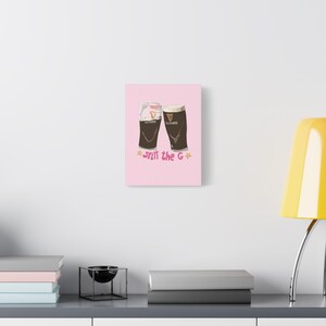 Irish Vintage Guinness Wall Art | Ireland Traditional Pub Drink Guinness Wall Canvas | Spilt The G image 3