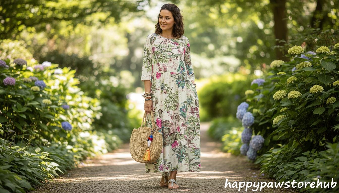 High Waist Floral Maxi Dress - Etsy