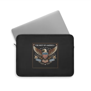 Vaterländische Laptophülle - Das Beste von Amerika, Computertasche, Geschenke für Studenten, Bürozubehör, vierter Juli, Gedenktag