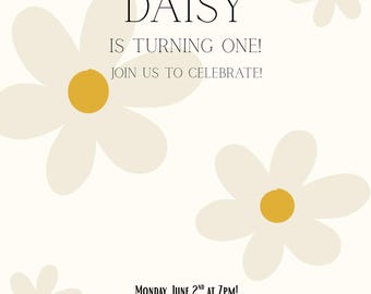 Editable Birthday Invitation Template | Party Invite | Instant Download