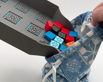 Azul Board Game Tile Tray: Easy Pour, Game Upgrade