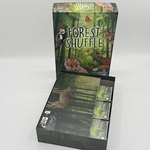 Forest Shuffle Board Game Insert: Deluxe Card Holder, Fits All Expansions, Fits Sleeved Cards Bild 1