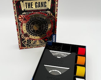 The Gang Poker Game Insert: Deluxe Board Game Organizer