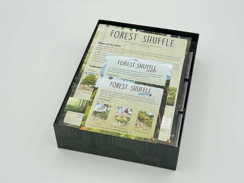 Forest Shuffle Board Game Insert: Deluxe Card Holder, Fits All Expansions, Fits Sleeved Cards Bild 4